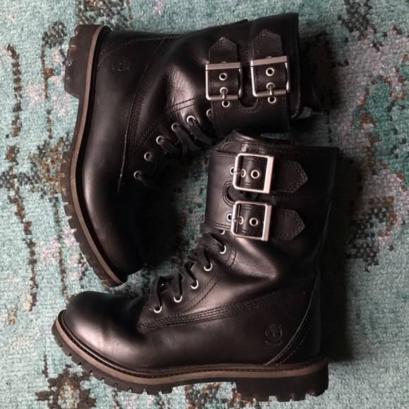 ❌SOLD! Timberland Combat Boots - Picture 1 of 4
